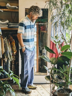 「--（--）のアイテム（パンツ）」を使った、ataco garageさん（メンズ・173cm）の夏コーディネート