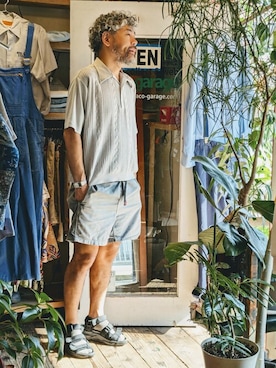 「--（--）のアイテム（トップス）」を使った、ataco garageさん（メンズ・173cm）の秋コーディネート