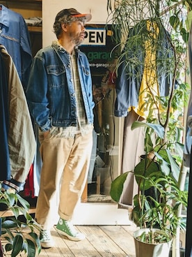 「--（--）のアイテム（ジャケット/アウター）」を使った、ataco garageさん（メンズ・173cm）の秋コーディネート