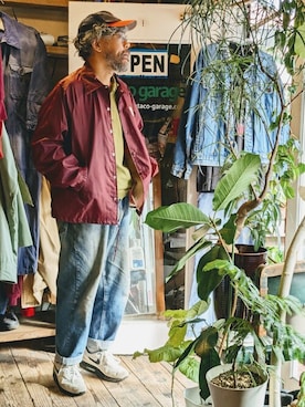 「--（--）のアイテム（ジャケット/アウター）」を使った、ataco garageさん（メンズ・173cm）の秋コーディネート