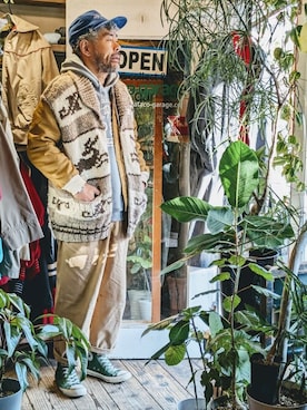 「--（--）のアイテム」を使った、ataco garageさん（メンズ・173cm）の冬コーディネート