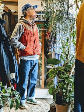 「LEE」｜ataco garageさん（メンズ・173cm）の冬コーディネート