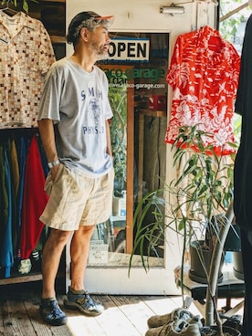 「海コーデ」｜ataco garageさん（メンズ・173cm）の夏コーディネート