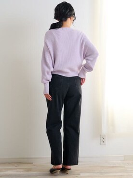 「アイテム（マタニティウェア/グッズ、グレー系）」を使った、sweet mommyさん（レディース・170cm）の春コーディネート