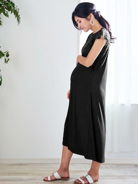 「臨月」｜sweet mommyさん（レディース・170cm）の夏コーディネート