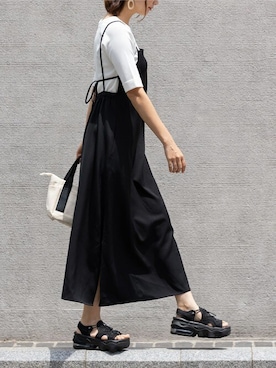 「アイテム（ママ＆ベビー、ブラック系）」を使った、sweet mommyさん（レディース・164cm）の春コーディネート