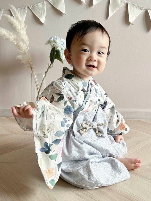 SWEET MOMMY スウィートマミー 着物 ロンパース 90 Sweet Mommy(スウィートマミー) 着物ロンパース 50〜70cm SweetMommy