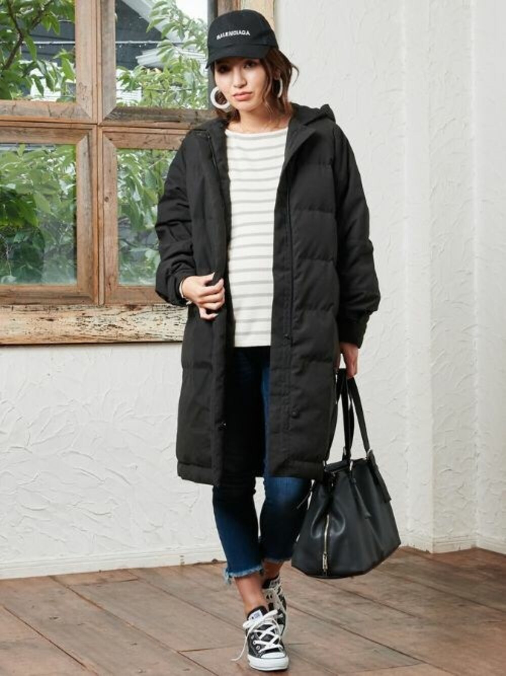 SweetMommy（スウィートマミー）の「ママパパ兼用 ロング 中綿コート 