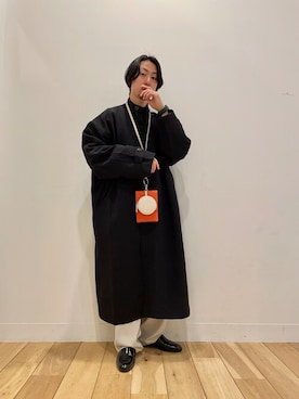 「SENSE OF PLACE by URBAN RESEARCH（センスオブプレイスバイアーバンリサーチ）のアイテム（モッズコート）」を使った、Ryot@さん（メンズ・159cm）の冬コーディネート