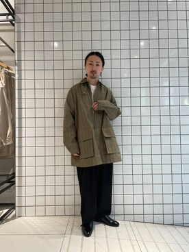 「ハンティングジャケット」｜「アイテム（その他アウター）」を使った、Ryot@さん（メンズ・159cm）の秋コーディネート