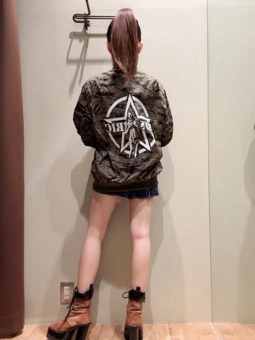 ◽️hysteric glamour◽️ヴィンテージ　ブルゾン 中古・古着通販】Hysteric Glamour (ヒステリックグラマー) ラムレザー