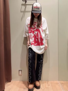 「ヒステリックグラマー」｜ Nanakoさん（レディース・158cm）の春コーディネート