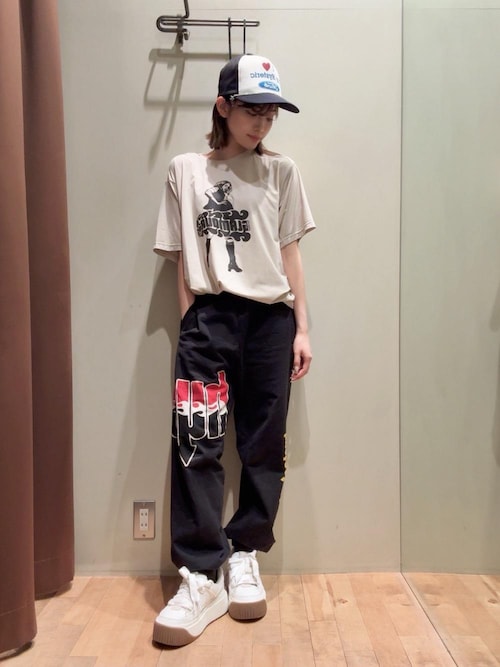 ヒステリックグラマー VIXEN GIRL 豪華刺繍 Tシャツ L 黒 HYSTERIC