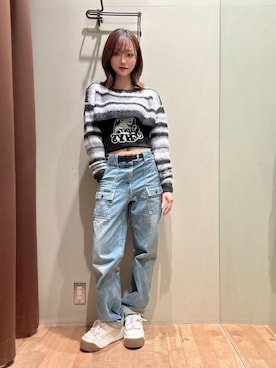 「アイテム（アンサンブル）」を使った、 Nanakoさん（レディース・158cm）の秋コーディネート