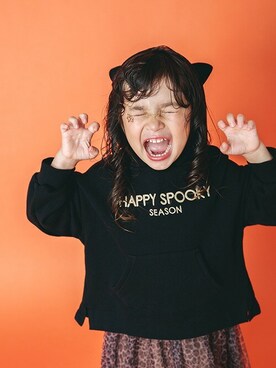 「BREEZE（ブリーズ）のアイテム（スカート）」を使った、F.O.OnlineStoreさん（キッズ・110cm）の秋コーディネート