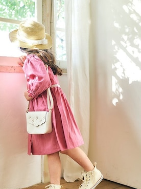 「apres les cours（アプレレクール）のアイテム（帽子）」を使った、F.O.OnlineStoreさん（キッズ・110cm）の冬コーディネート