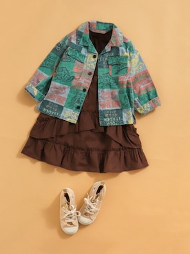 「BREEZE（ブリーズ）のアイテム（ワンピース/ドレス）」を使った、F.O.OnlineStoreさん（キッズ・110cm）の夏コーディネート