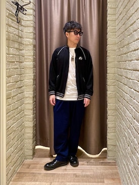 「HYSTERIC GLAMOUR（ヒステリックグラマー）のアイテム（その他アウター）」を使った、HAMAさん（メンズ・163cm）の春コーディネート