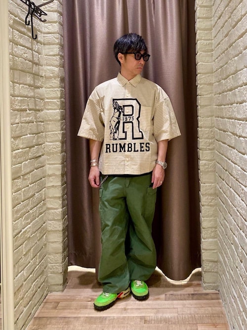 yusa様、専用★☆ヒステリックグラマー　今期ワイドレギュラーカラーシャツ☆★ RUMBLES ワイドレギュラーカラーシャツ|HYSTERIC GLAMOUR MEN