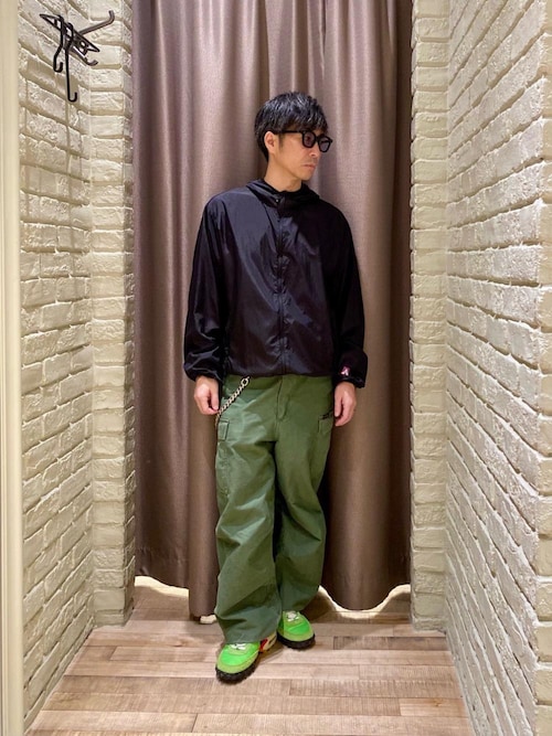 SEE NO EVILワッペン フーデットブルゾン
