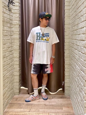 「アメカジ」｜HAMAさん（メンズ・163cm）の夏コーディネート