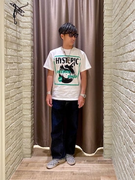 「アメカジ」｜HAMAさん（メンズ・163cm）の夏コーディネート