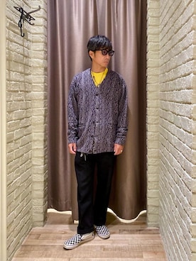 「HYSTERIC GLAMOUR（ヒステリックグラマー）のアイテム」を使った、HAMAさん（メンズ・163cm）の秋コーディネート