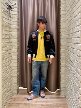 「HYSTERIC GLAMOUR（ヒステリックグラマー）のアイテム」を使った、HAMAさん（メンズ・163cm）の秋コーディネート