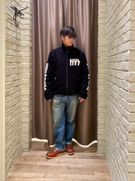 「HYSTERIC GLAMOUR（ヒステリックグラマー）のアイテム」を使った、HAMAさん（メンズ・163cm）の秋コーディネート