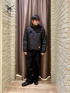 「アイテム（ミリタリージャケット）」を使った、HAMAさん（メンズ・163cm）の秋コーディネート