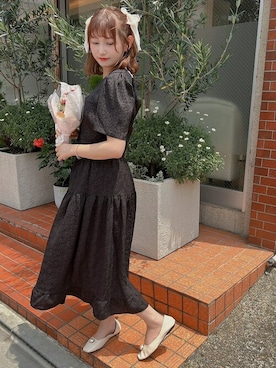 「フレンチガーリー」｜「アイテム（セットアップ）」を使った、ParAvionさん（レディース・163cm）の夏コーディネート