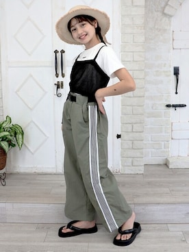 AG/BKさん（キッズ・147cm）の夏コーディネート