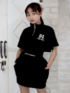 「BISKEE（ビスキー）のアイテム」を使った、AG/BKさん（キッズ・147cm）の夏コーディネート