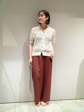 「LAROUTE」｜スズキさん（レディース・165cm）の夏コーディネート