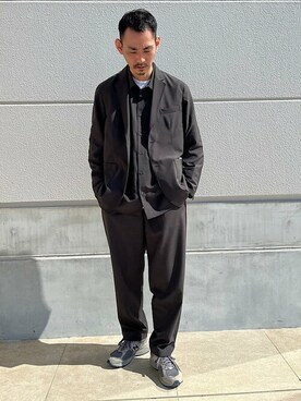 「スリーピース」｜「アイテム（ジャケット/アウター）」を使った、遠藤さん（メンズ・175cm）の春コーディネート