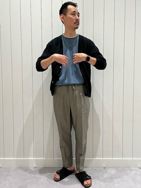 「SHIPS any（シップス エニィ）のアイテム（アクセサリー）」を使った、遠藤さん（メンズ・175cm）の春コーディネート