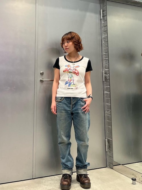HYS SP加工 スリムストレートデニムパンツ（デニムパンツ