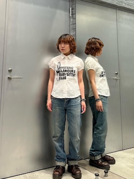 「シャツ 」｜nanahoさん（レディース・149cm）の夏コーディネート