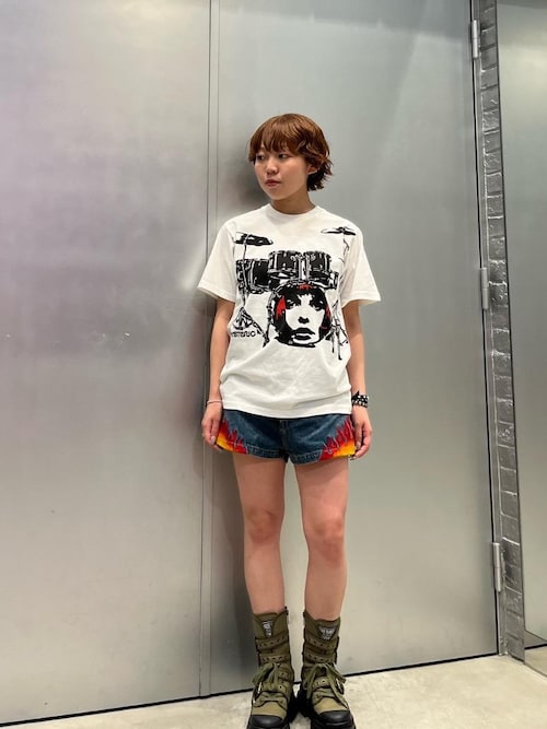 レア ヒステリックグラマー ショートパンツ ロゴ、スタッズ付き HYSTERIC GLAMOUR（ショートパンツ）のフリマアイテム一覧