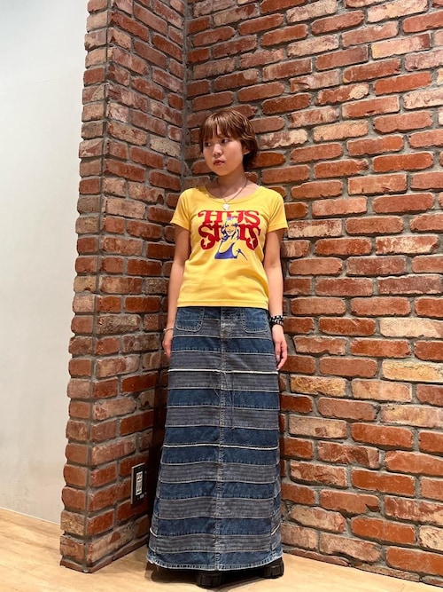 スクラッチロングデニムスカート（スカート）｜HYSTERIC GLAMOUR