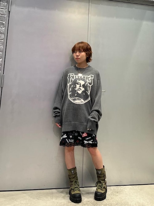 ROCK HAPPENING柄 ワンピース（ワンピース）｜HYSTERIC GLAMOUR