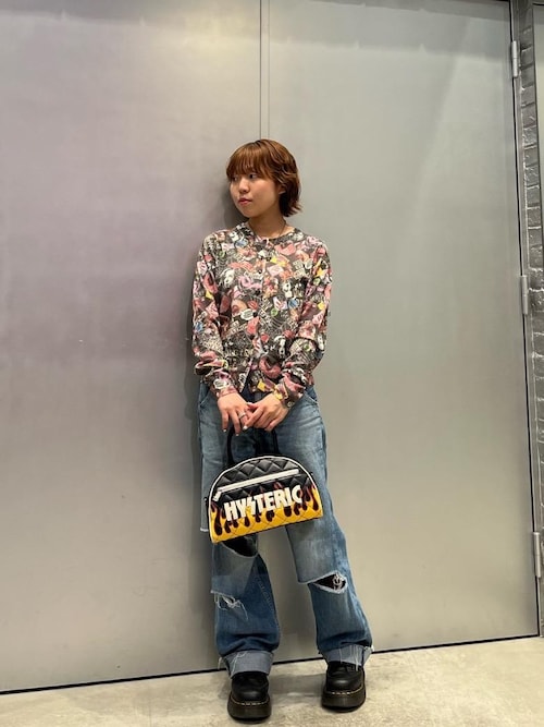 ヒステリックグラマー＊デニムパンツ【新品未使用】 CH加工 バギーデニムパンツ（デニムパンツ）｜HYSTERIC GLAMOUR