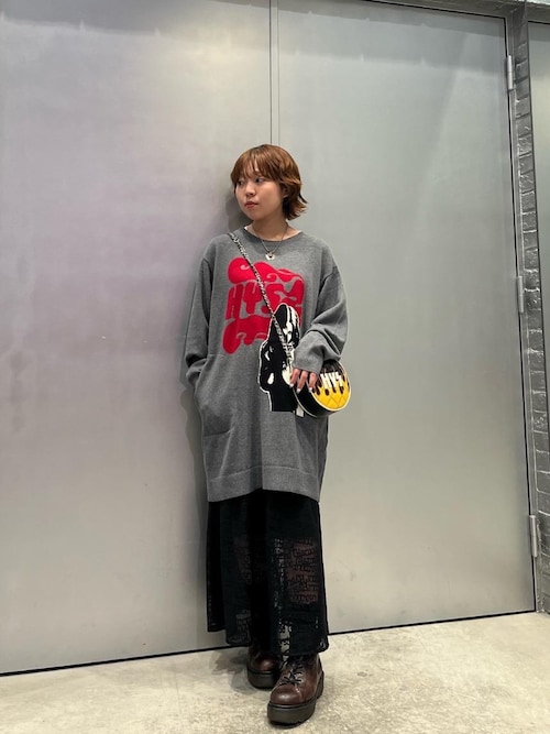 FLAME WOMAN編込 ワンピース（ワンピース）｜HYSTERIC GLAMOUR