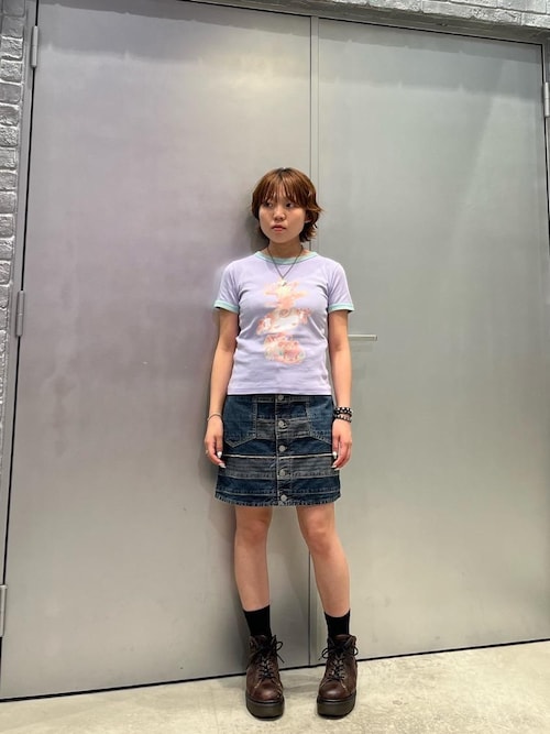 HYSTERIC GLAMOUR ヒステリックグラマー デニム ミニスカート HYSTERIC GLAMOUR（ヒステリックグラマー） デニムスカート バック