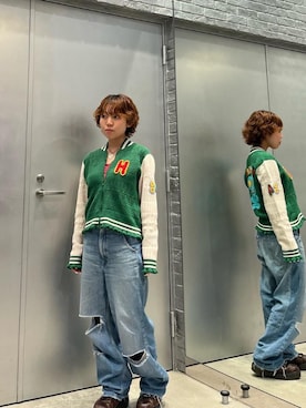 「アイテム（その他アウター）」を使った、nanahoさん（レディース・149cm）の秋コーディネート