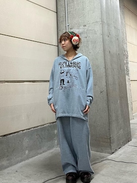 「アイテム（イヤーマフ）」を使った、nanahoさん（レディース・149cm）の秋コーディネート