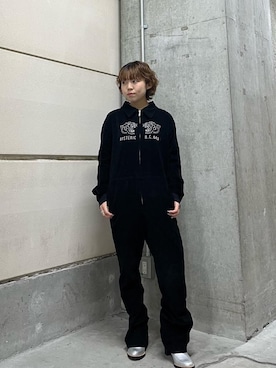 「アイテム（スタジャン）」を使った、nanahoさん（レディース・149cm）の秋コーディネート