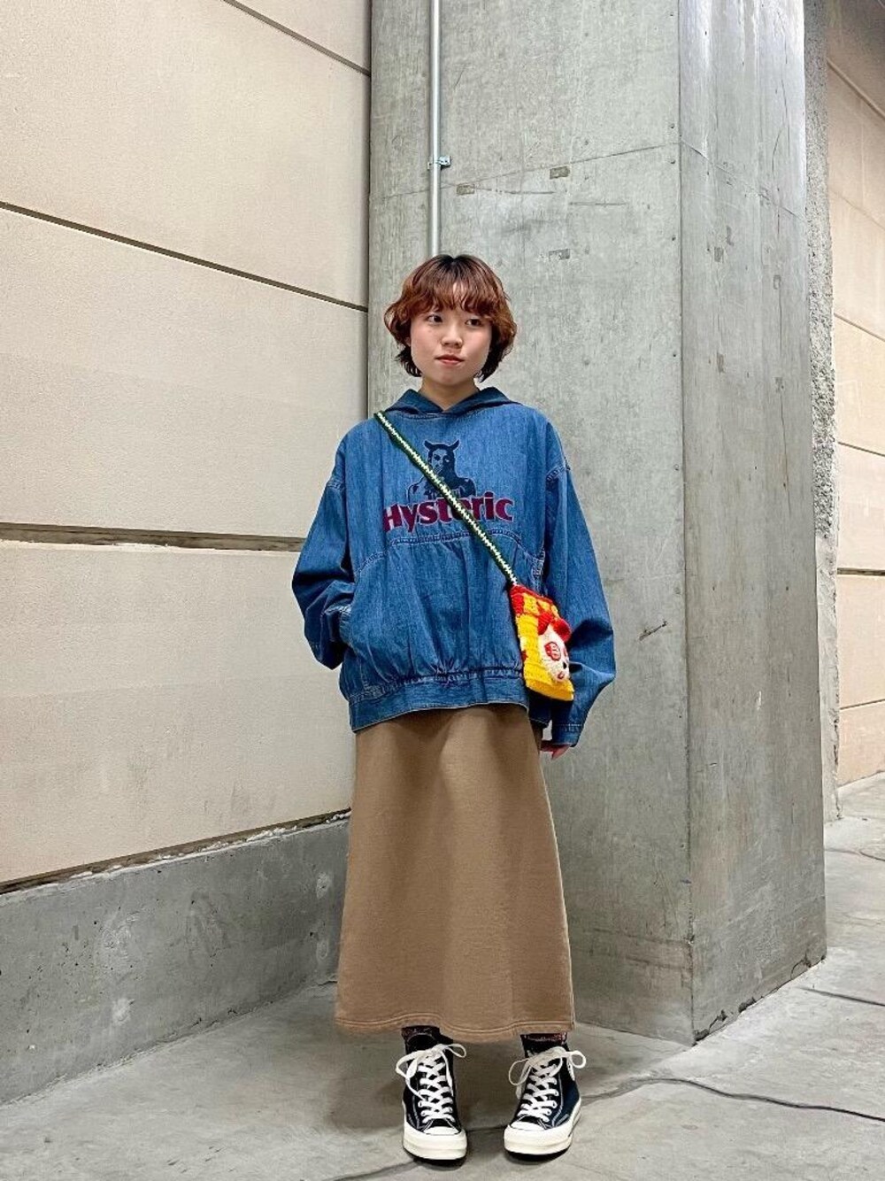 HYSTERIC GLAMOUR（ヒステリックグラマー）の「手編みミニサコッシュ