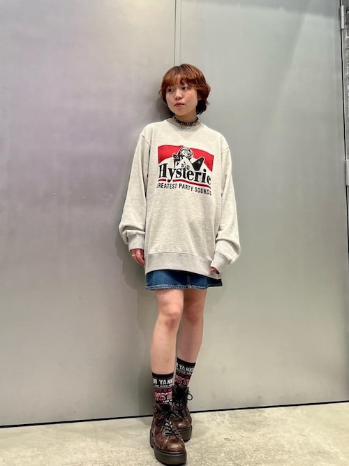 HYSTERIC GLAMOUR（ヒステリックグラマー） デニムスカート SNAKE LOOP