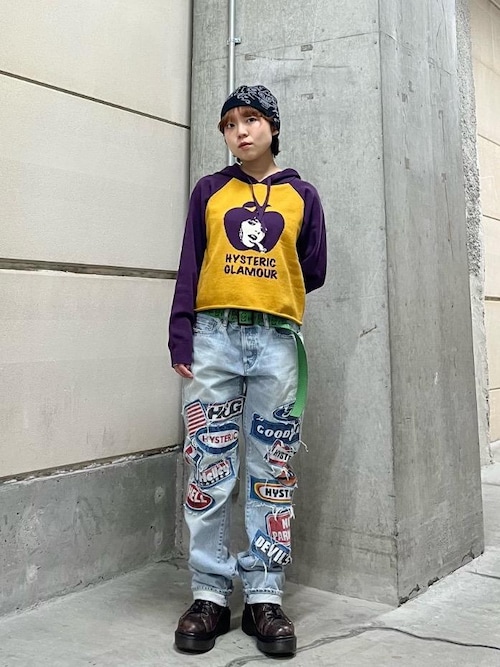 APPLE GIRL編込 パーカー（ニット/セーター）｜HYSTERIC GLAMOUR